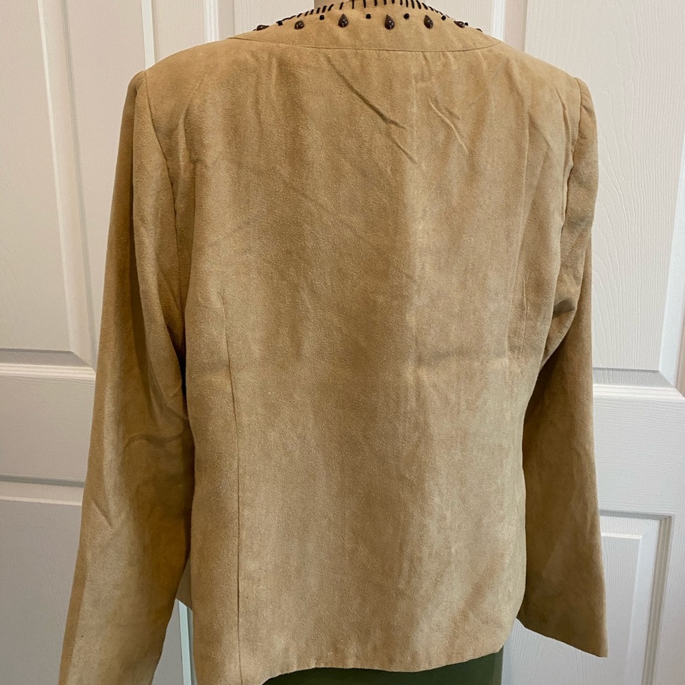 Suede Blazer Jacket - Picture 3 of 14
